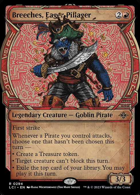 Breeches, Eager Pillager (LCI 294) [The Lost Caverns of Ixalan]