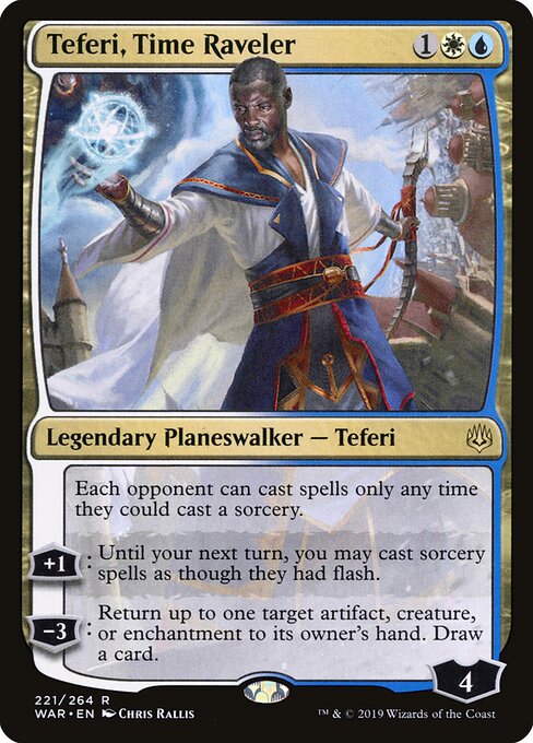 Teferi, Time Raveler (WAR 221) [War of the Spark]