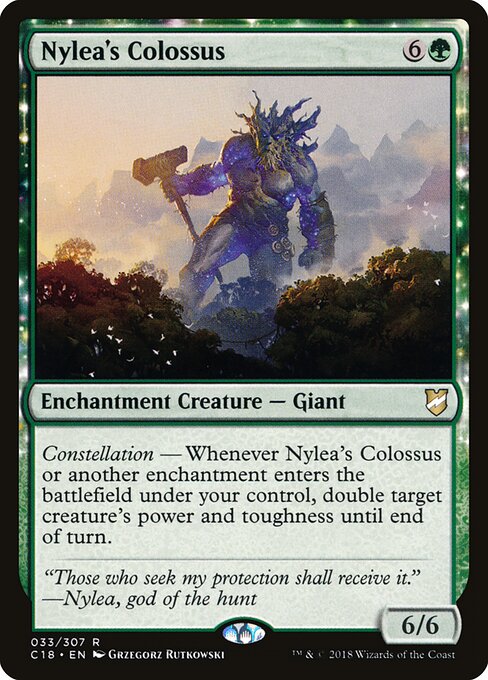 Nylea's Colossus (C18 33) [Commander 2018]