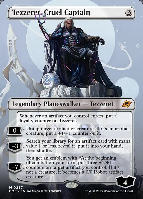 Tezzeret, Cruel Captain (EOE 287) [Edge of Eternities]