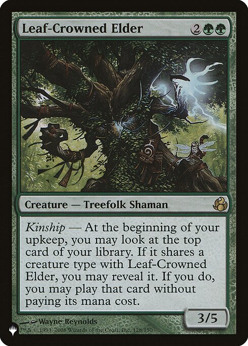 Leaf-Crowned Elder (PLST MOR-128) [The List]