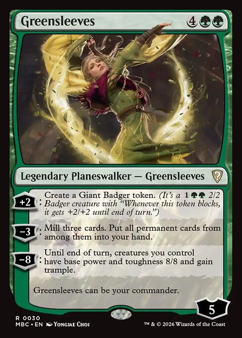 Greensleeves (MBC 30) [Mystery Booster Commander Edition]