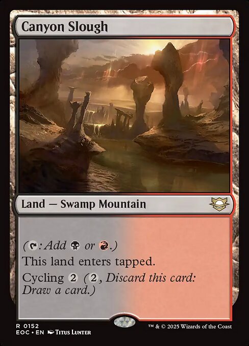 Canyon Slough (EOC 152) [Edge of Eternities Commander]