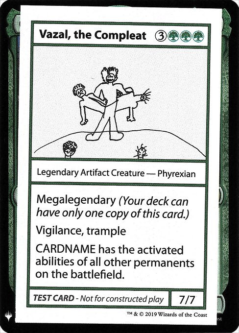 Vazal, the Compleat (CMB1 85) [Mystery Booster Playtest Cards 2019]