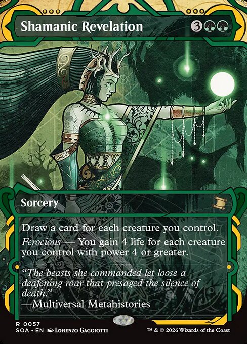 Shamanic Revelation (SOA 57) [Secrets of Strixhaven Mystical Archive]