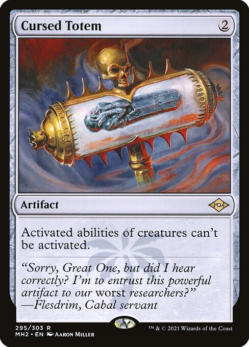 Cursed Totem (MH2 295) [Modern Horizons 2]