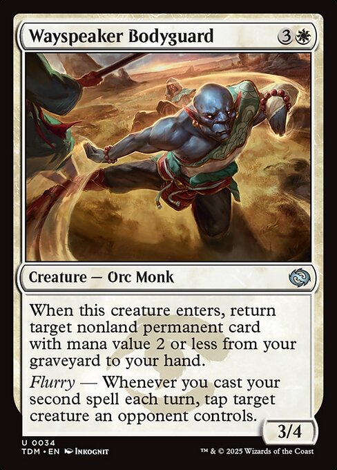 Wayspeaker Bodyguard (TDM 34) [Tarkir: Dragonstorm]