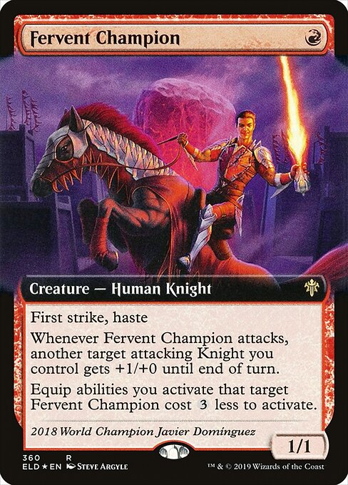 Fervent Champion (ELD 360) [Throne of Eldraine]