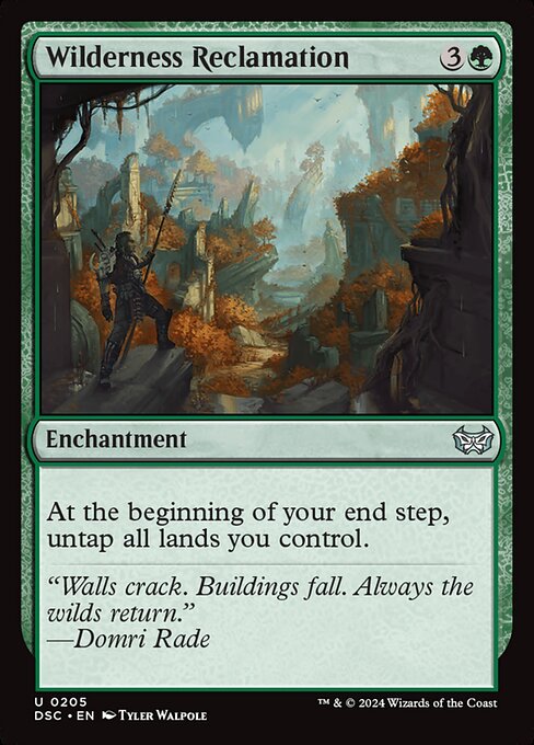 Wilderness Reclamation (DSC 205) [Duskmourn: House of Horror Commander]