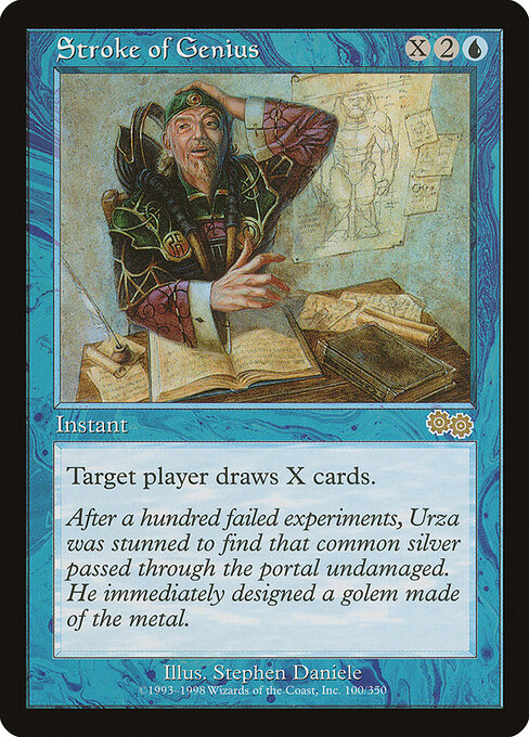 Stroke of Genius (USG 100) [Urza's Saga]