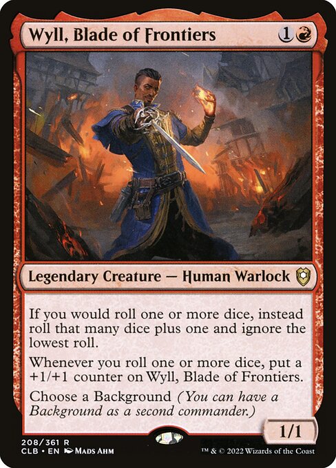 Wyll, Blade of Frontiers (CLB 208) [Commander Legends: Battle for Baldur's Gate]