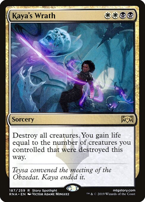 Kaya's Wrath (RNA 187) [Ravnica Allegiance]