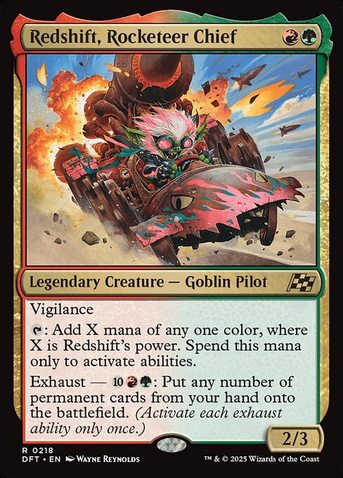 Redshift, Rocketeer Chief (DFT 218) [Aetherdrift]