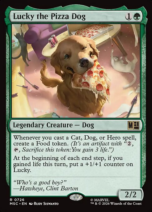 Lucky the Pizza Dog (MSC 726) [Marvel Super Heroes Commander]