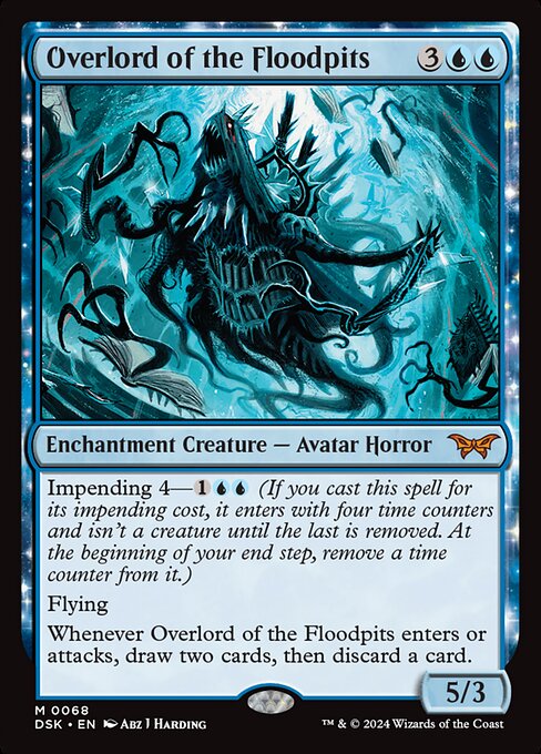 Overlord of the Floodpits (DSK 68) [Duskmourn: House of Horror]