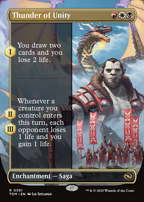 Thunder of Unity (TDM 391) [Tarkir: Dragonstorm]