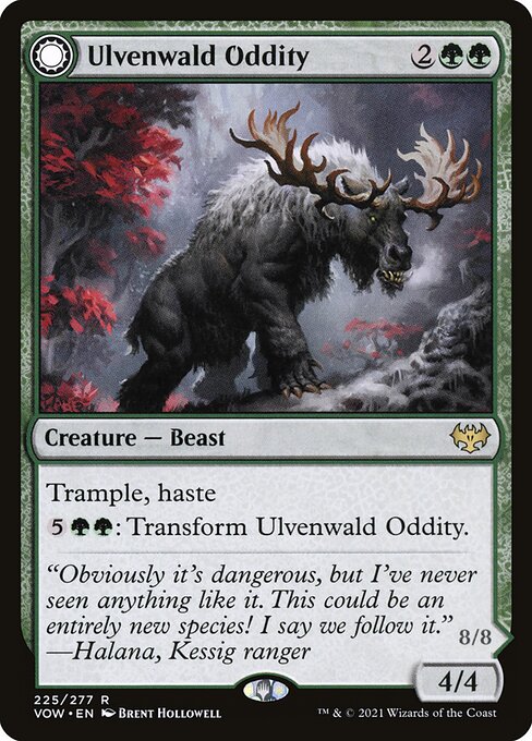 Ulvenwald Oddity // Ulvenwald Behemoth (VOW 225) [Innistrad: Crimson Vow]