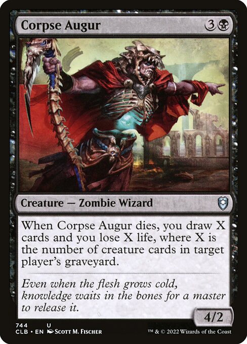 Corpse Augur (CLB 744) [Commander Legends: Battle for Baldur's Gate]