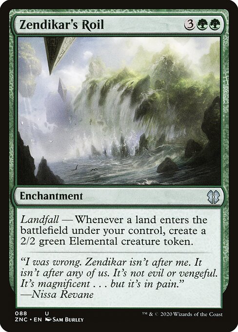 Zendikar's Roil (ZNC 88) [Zendikar Rising Commander]