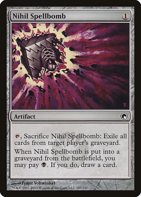 Nihil Spellbomb (SOM 187) [Scars of Mirrodin]