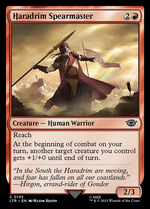 Haradrim Spearmaster (LTR 135) [The Lord of the Rings: Tales of Middle-earth]