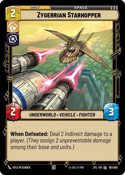 Zygerrian Starhopper (JTL 183/262) [Jump to Lightspeed]
