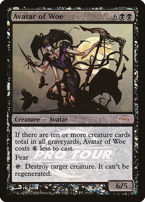 Avatar of Woe (PPRO 2010) [Pro Tour Promos]