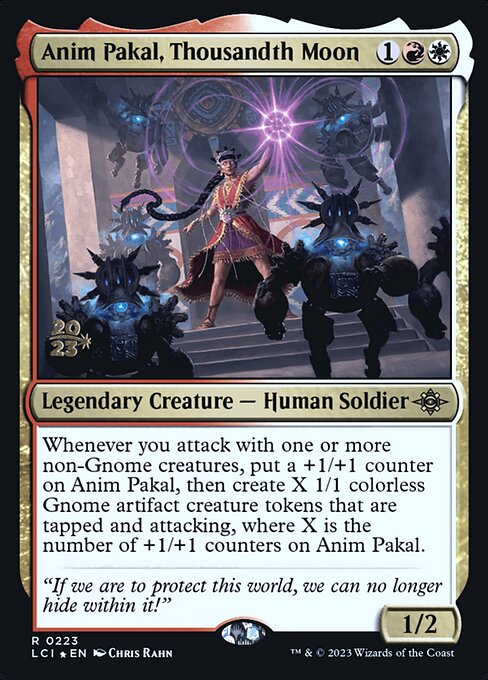 Anim Pakal, Thousandth Moon (PLCI 223s) [The Lost Caverns of Ixalan Promos]