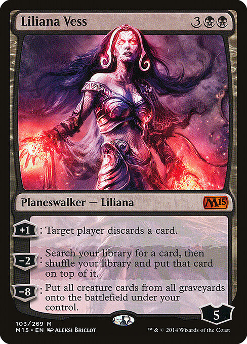 Liliana Vess (M15 103) [Magic 2015]