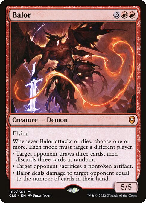 Balor (CLB 162) [Commander Legends: Battle for Baldur's Gate]