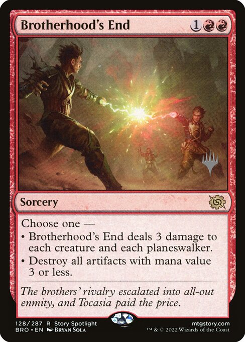 Brotherhood's End (PBRO 128p) [The Brothers' War Promos]