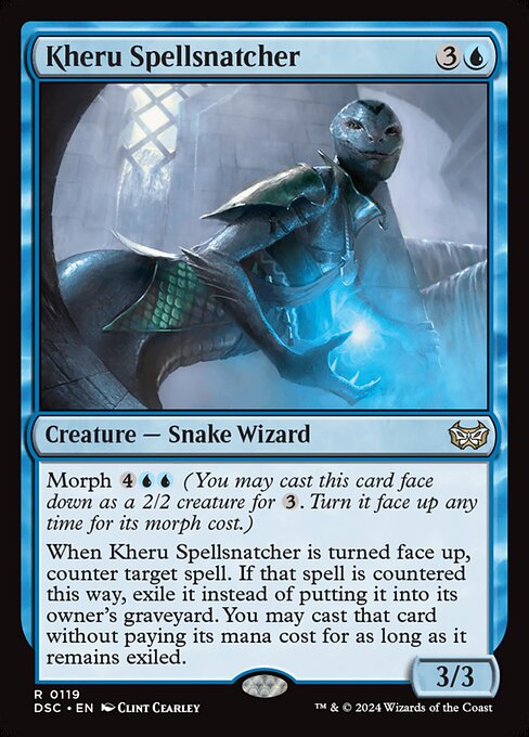 Kheru Spellsnatcher (DSC 119) [Duskmourn: House of Horror Commander]