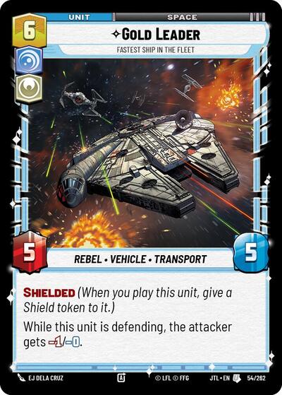 Gold Leader Fastest Ship in the Fleet (JTL 054/262) [Jump to Lightspeed]