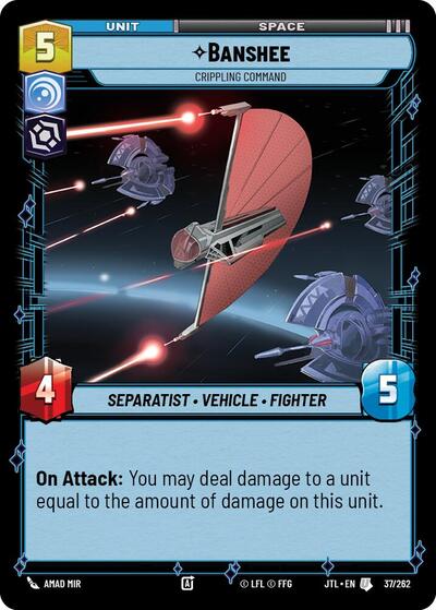 Banshee Crippling Command (JTL 037/262) [Jump to Lightspeed]