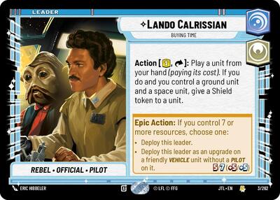 Lando Calrissian Buying Time (JTL 003/262) [Jump to Lightspeed]