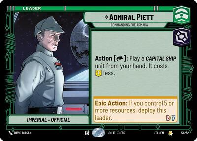 Admiral Piett Commanding the Armada (JTL 005/262) [Jump to Lightspeed]