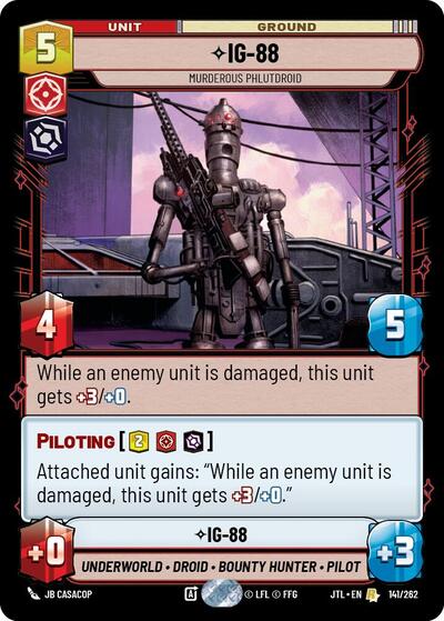 IG 88 Murderous Phlutdroid (JTL 141/262) [Jump to Lightspeed]