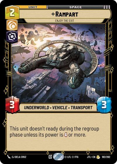 Rampart Enjoy the Exit (JTL 182/262) [Jump to Lightspeed]