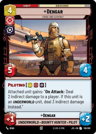 Dengar Crude and Slovenly (JTL 139/262) [Jump to Lightspeed]