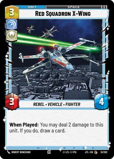 Red Squadron X Wing (JTL 051/262) [Jump to Lightspeed]
