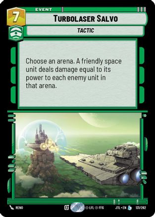 Turbolaser Salvo (131/262) (131/257) [Jump to Lightspeed]