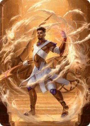 Basri, Tomorrow's Champion Art Card [Aetherdrift Art Series]