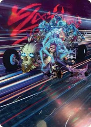 Midnight Mangler Art Card [Aetherdrift Art Series]