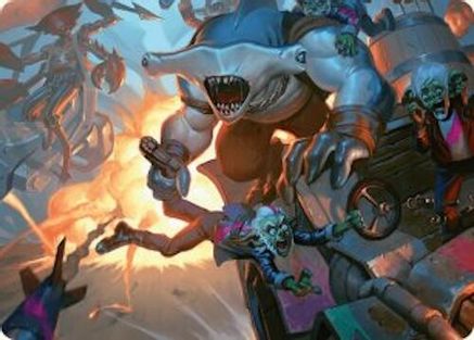 Trade the Helm Art Card [Aetherdrift Art Series]