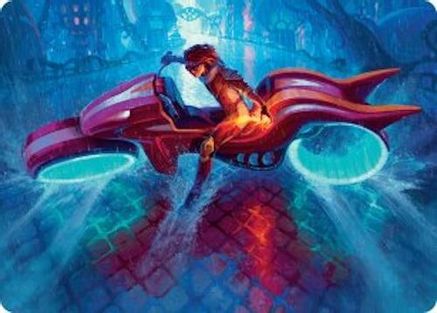 Chandra, Spark Hunter Art Card [Aetherdrift Art Series]