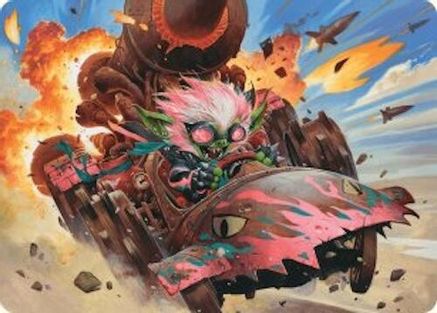 Redshift, Rocketeer Chief Art Card [Aetherdrift Art Series]