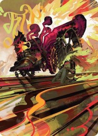 Rocketeer Boostbuggy Art Card [Aetherdrift Art Series]