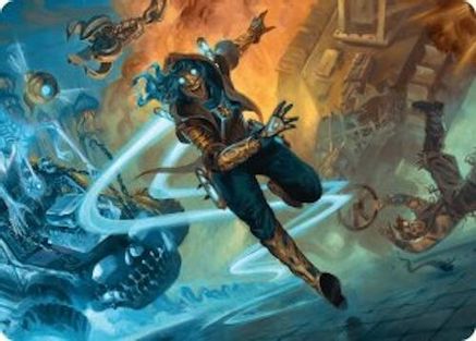 Sita Varma, Masked Racer Art Card [Aetherdrift Art Series]