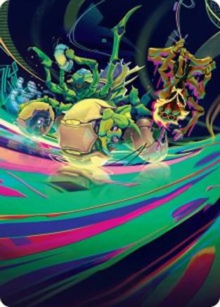 Thundering Broodwagon Art Card [Aetherdrift Art Series]