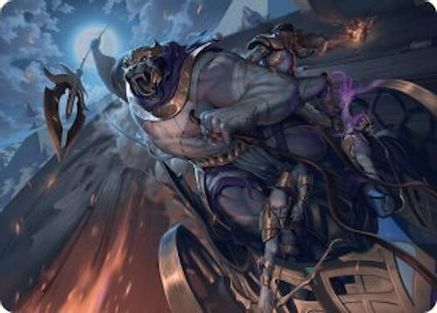 Zahur, Glory's Past Art Card [Aetherdrift Art Series]
